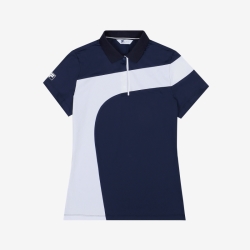 Fila Golf Single - Naisten Poolopaita - Laivastonsininen | FI-82488